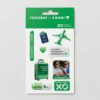 obemnyi-stikerpak-xo-turentsii-domed-stickers Брендований стікерпак із об'ємними смоляними наклейками для мережі турагенцій XO. Включає 3D-елементи: літак, валізу, паспорт України, фотографію та патріотичні серця. Преміальний корпоративний мерч.