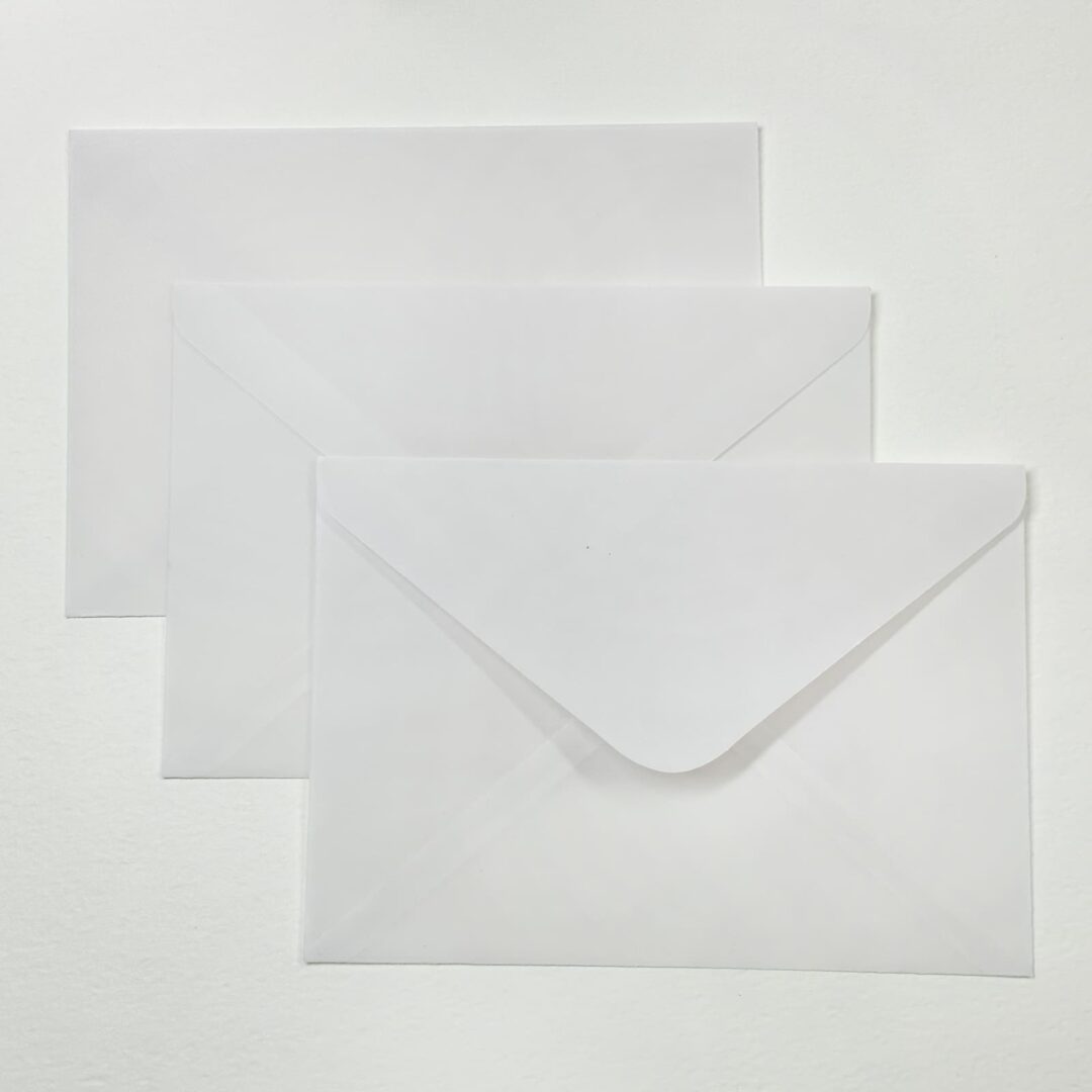 Конверти С6 з дизайнерського паперу gsk 100gm kalka transparent