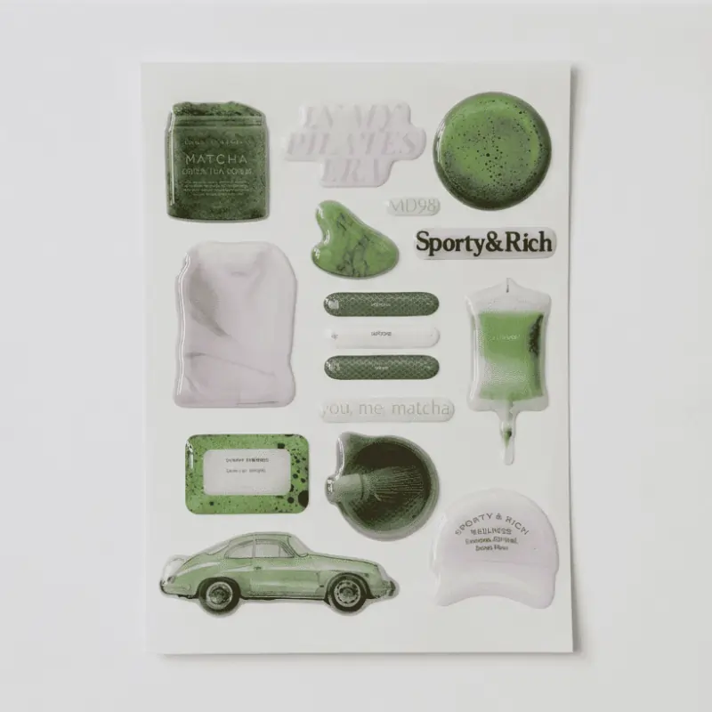 3D стікери Matcha