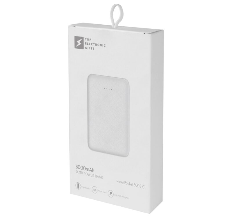 Універсальний зарядний пристрій Pocket 5000 mAh, TM TEG